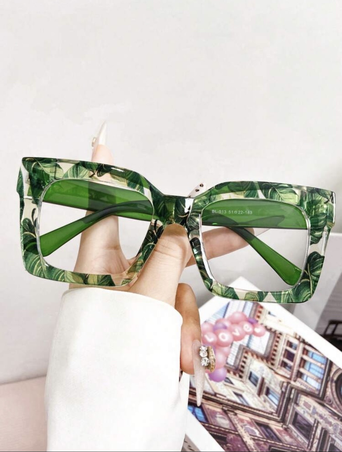 Green Apple Cateye Glasses