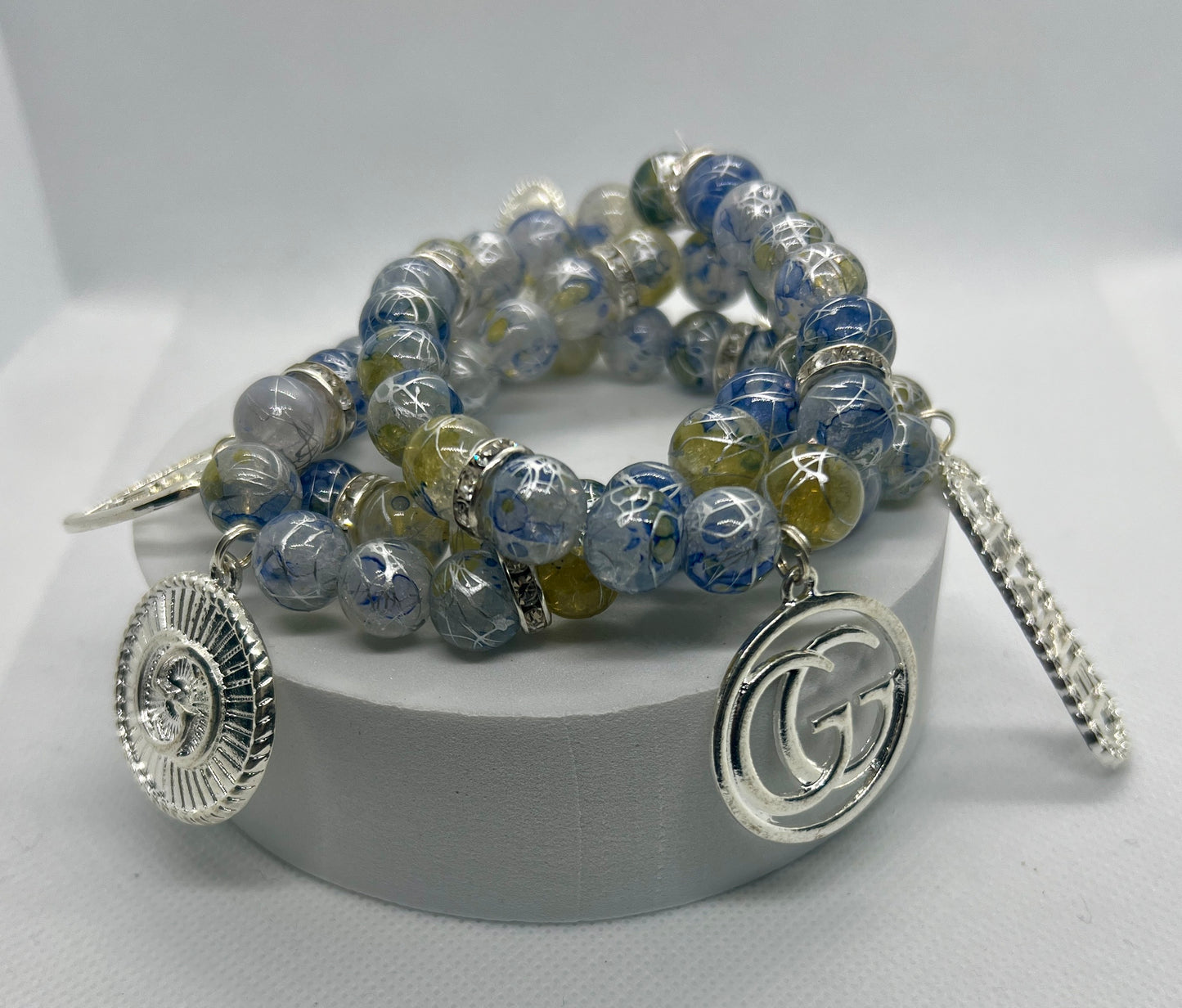 Heavenly Blue Charm Bracelet
