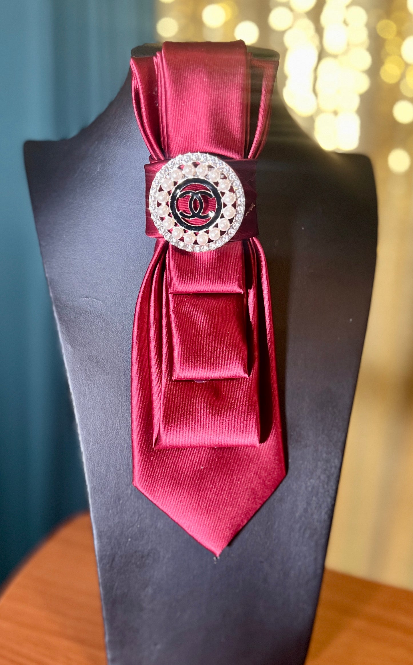 Lux CC Necktie Necklace