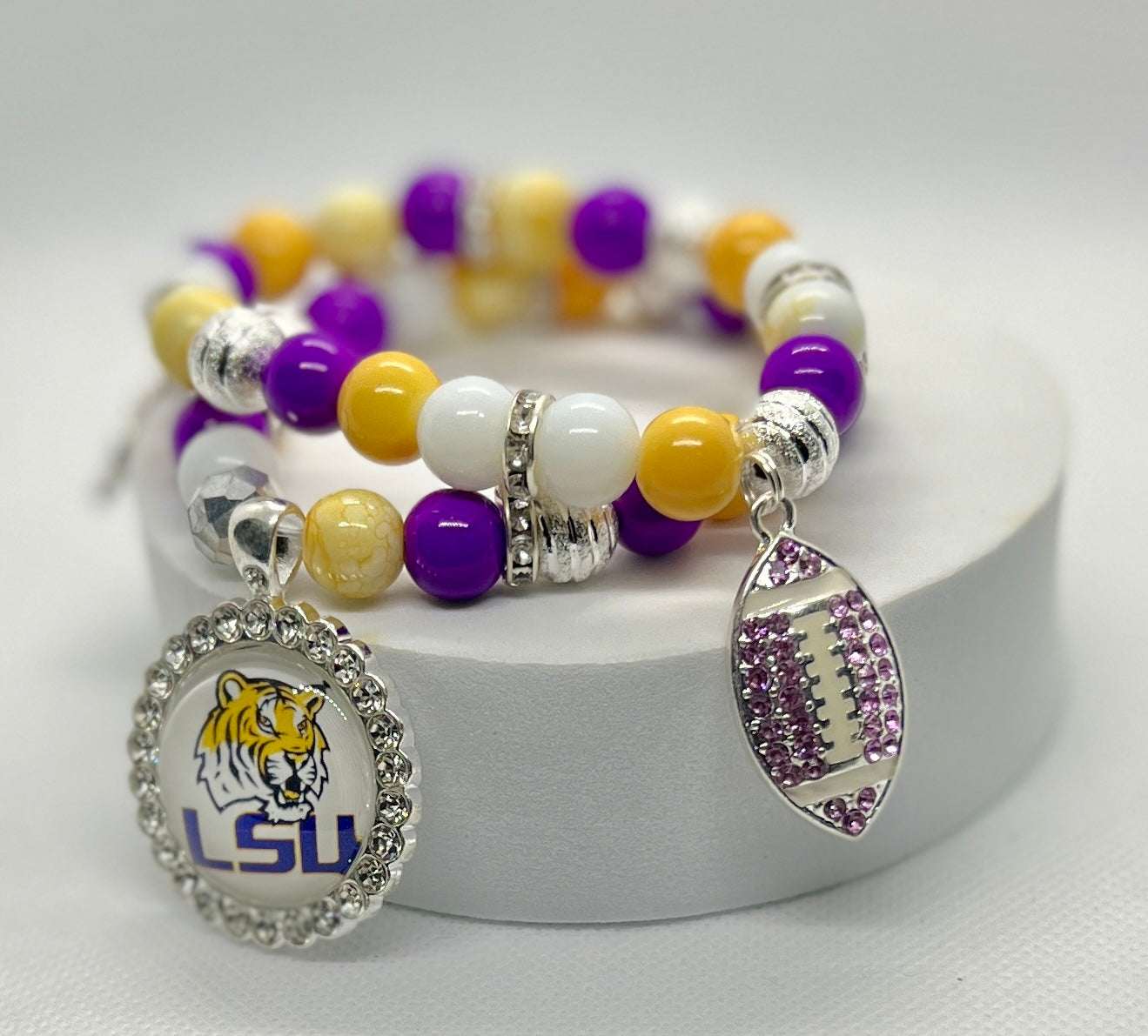 LSU Charm Bracelet