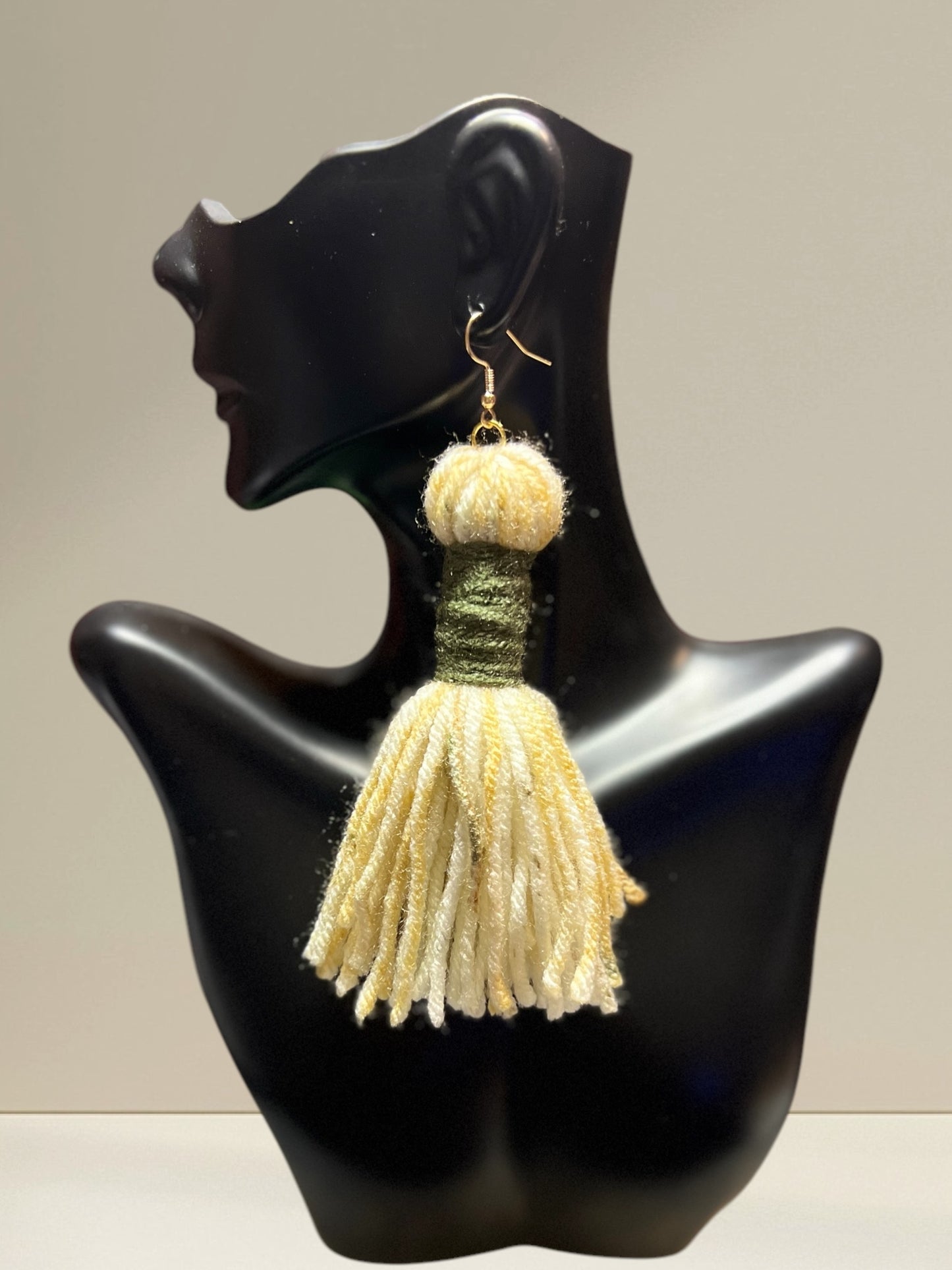 Green, Brown & Tan Tassels
