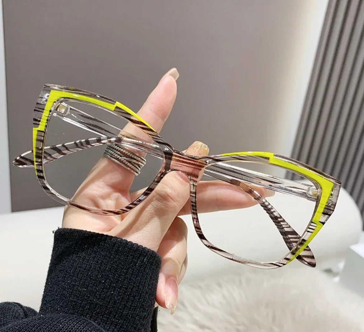 Yellow & Clear Glasses
