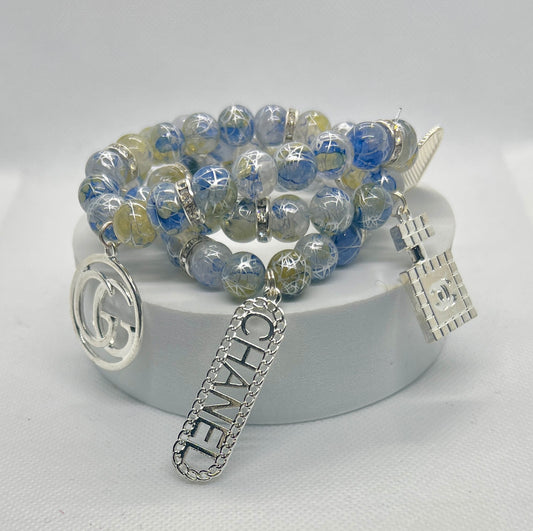 Heavenly Blue Charm Bracelet