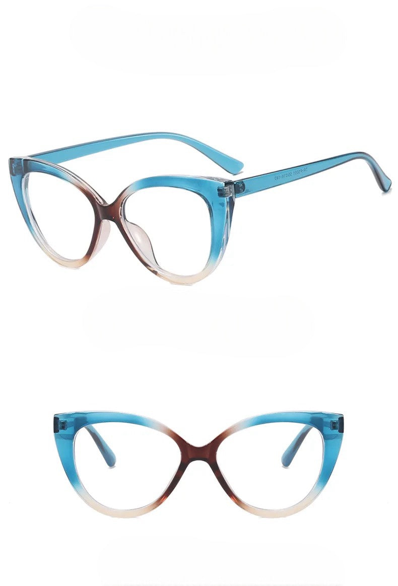 Blue & Brown Cat eye